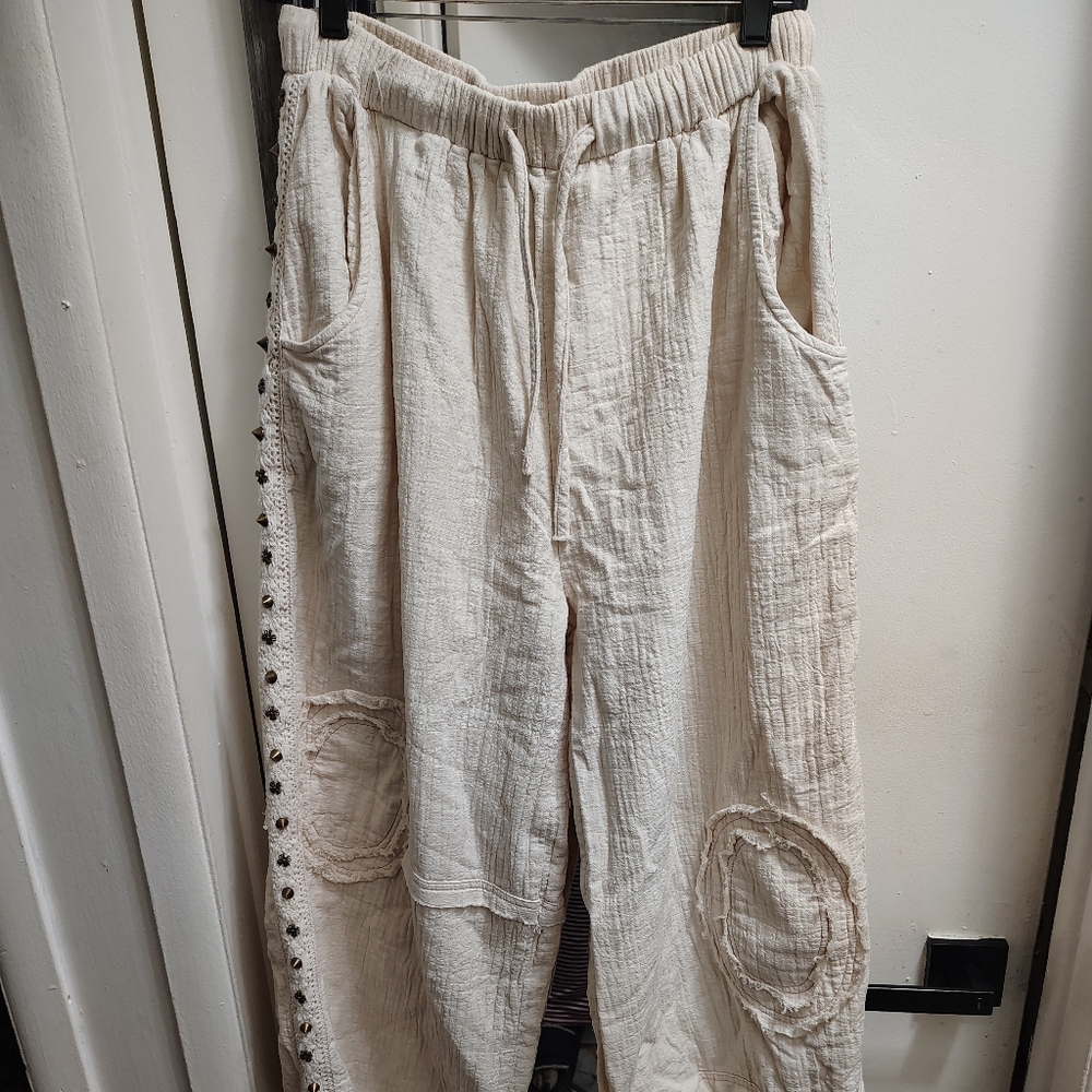 POL Off-White Track Pants Size Large